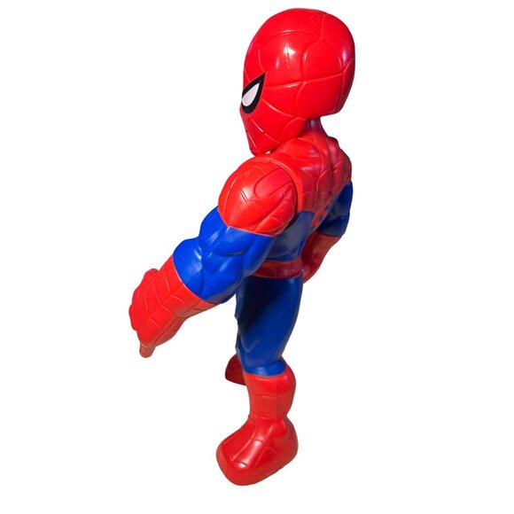 Spiderman Action Figure 10” Posable Squinty Eyed Marvel & Subs Hasbro 2018 - Picture 5 of 9